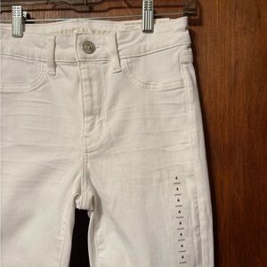 American Eagle Outfitters White Skinny Jeans